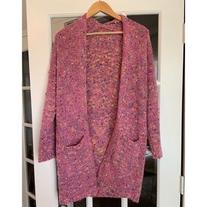 Boutique popcorn rainbow cardigan | Size S/M